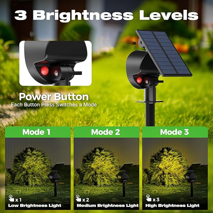 nipify 8 Pack Solar Spot Lights Outdoor Waterproof - Image 3