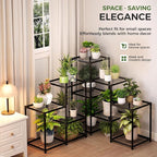 Bamworld Corner Plant Stand Indoor Metal Plant Shelf 5-Tier 11 Potted Flower - Image 5