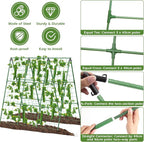 Cucumber Trellis for Raised Beds, 45 x 53 Inch Adjustable Size A-Frame Garden - Image 3