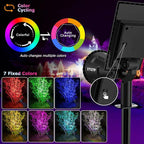 Solar Color Spot Lights Outdoor, 21 LEDs Color Changing Outdoor Lights - Image 3