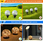 Solar Globe Lights Outdoor Waterproof-Solar Balls-Solar Garden Lights-Orbs - Image 5
