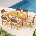 Tangkula 7 Piece Patio Dining Set - Image 2