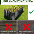 EDOSTORY Metal Raised Bed Garden Bed Kit, Large Metal Raised Garden Beds - Image 6