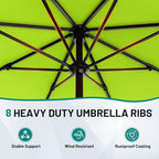 AreShark 9 FT Patio Umbrella for Outdoor, Outdoor Umbrella - Image 3