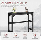 Stoog All-Weather Patio Bar Table, Outdoor Bar Table - Image 3