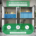 AECOJOY Large Outdoor Storage Cabinet Waterproof - Image 3