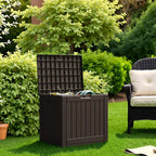 Flamaker Resin Deck Box 40 Gallon Waterproof Outdoor Indoor Storage Box - Image 3