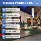 B-right Outdoor Pathway Lights, Extendable IP65 Waterproof Outdoor Garden Light - Image 2