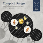 Best Choice Products 3-Piece Patio Dining Set, Bar Height, Outdoor Bistro Set - Image 6