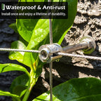 Wire Trellis for Climbing Plants Outdoor, T316 Stainless Steel Wall Trellis Kit - Image 4