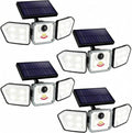 Bionic Flood Light 4 Pk Solar Lights Outdoor Waterproof, Ultra Bright 89 LEDs by BellHowell