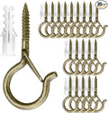 PlusRoc 20Pack Ceiling Hooks for Hanging Plants Outdoor String Lights Heavy Duty by PlusRoc