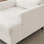 Chaise Lounge Chair Indoor Set of 2, Oversized Accent Chair - Image 7