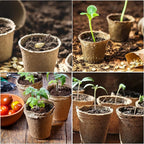 JERIA 50-Pack 3.15 Inch Peat Pots - Image 7