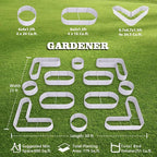 A ANLEOLIFE 12-Pack 4X4X1.5ft & 6X2X1.5ft & 81x81x18 in Deep Root Galvanized - Image 2