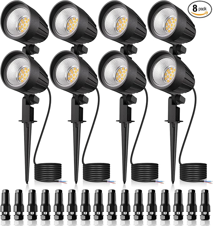 MEIKEE 7W 800lm Low Voltage Landscape Lights, 12V 24V LED Landscape Lighting by MEIKEE