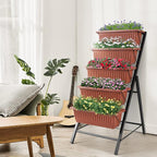 Suyncll Vertical Raised Garden Bed Planter Box, 5 Tiers Vertical Garden Planter - Image 6