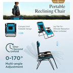 Sophia & William Oversized XXL Zero Gravity Chair, Padded Recliner Outdoor - Image 6
