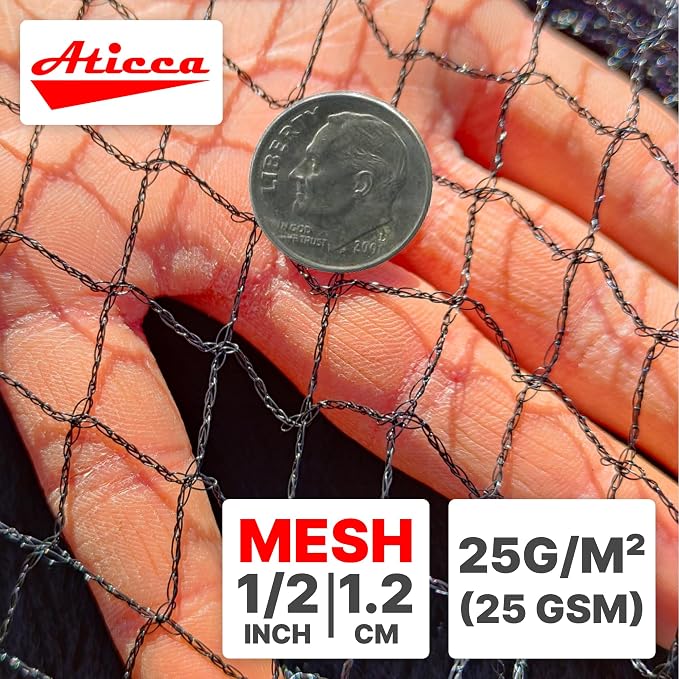Heavy Duty Bird Netting for Garden Protection & Fruit Trees, 7.5x65 Ft - Image 3