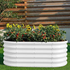 Land Guard 18“ Tall 4×2ft Galvanized Raised Garden Bed Kit, Galvanized Planter - Image 5