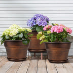 Plant Planters Pots Set of 6 Pack 6 Inch, Plastic Flower Pot - Image 6