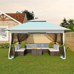 Canopy Tent 13x13 ft, Pop Up Gazebo One-Push Setup by GarveeLife