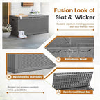 Greesum 100 Gallon Resin Patio Storage Box - Image 5