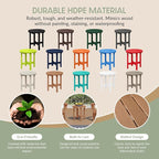 WestinTrends Dylan Adirondack Round Outdoor Side Table - Image 6