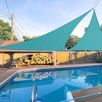 E&K Sunrise 13' x 13' x 13' Sun Shade Sail Triangle Canopy Shade Cover UV Block by EKSUNRISEINC