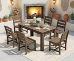 SERWALL Outdoor Dining Sets for 10, HDPE Dining Sets for 10 Person - Image 7