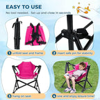 Kids Hammock Chair, Adjustable Kids Camping Chair, Folding Chair - Image 6
