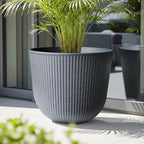 WORTH Garden Round Large Planter Pot Set of 2-17.5" Dia x 15.5" H - Image 4