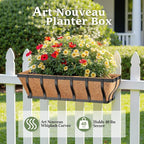 Railing Planter Boxes, Heavy Duty Window Box Planters, Adjustable Balcony - Image 3