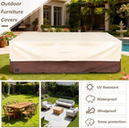 Rectangular Patio Furniture Covers, Upgraded 600D Heavy Duty Outdoor Furniture - Image 6