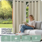 Gazebo Curtains Outdoor Waterproof 6 Panels - Image 3