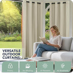 Gazebo Curtains Outdoor Waterproof 6 Panels - Image 3