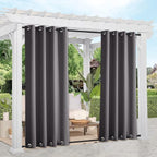 NICETOWN 2 Panels Outdoor Curtains Waterproof Extra Long 108 by NICETOWN