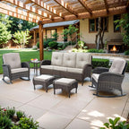 Belord Outdoor Ottomans for Patio Foot Rest - Image 2