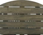 Merax Outdoor Dining Table 47.25" Round Extra-Large Acacia Wood Patio Dining - Image 6