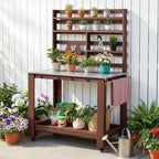 VEVOR Potting Bench Table, Outdoor Gardening Workstation - Image 8
