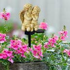 Solar Garden Angel Lights, Waterproof Outdoor Garden Angels Statue Decorations - Image 2