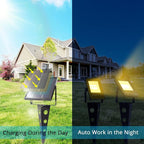 Solar Spotlights Outdoor Waterproof, Zeta 6-in-1 Spot Lights Metal Warm White - Image 6
