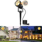 L LOHAS LED Landscape Spot Lights Outdoor, Dusk to Dawn Sensor 5W LED Spotlights by LLOHASLED