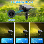Solar Spot Lights Outdoor, Solar Lights Outdoor IP65 Waterproof, 3 Modes Solar - Image 3