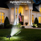 Solar Spot Lights Outdoor Waterproof, 18 LED Solar Powered Landscape Lighting - Image 5
