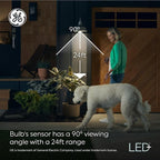 GE LED+ Motion Sensor LED Light Bulbs, Outdoor Security Lights, Warm White - Image 5