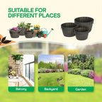 Idzo Set of 3 Wooden Flower Planters - Image 8