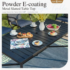 Sophia & William Outdoor Bar Set, Patio Bar Table and Chairs Set, Bar Height - Image 6