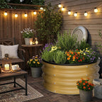 ZXZYHFTY Round Galvanized Raised Garden Bed kit, Round Large Metal Raised - Image 7