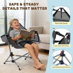 BusyBee Hammock Camping Chairs for Kids, Folding Kids Chair - Image 8